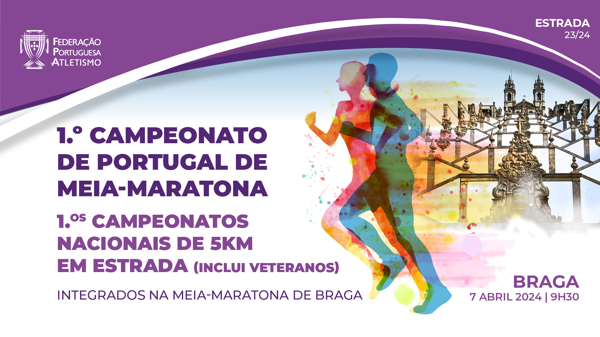 Site_Campeonato Nacional meia maratona + 5km estrada - Braga